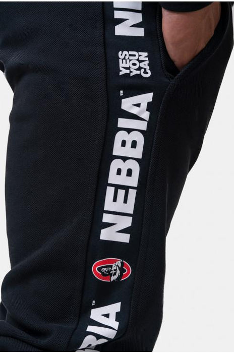 Nebbia Golden Era Sweatpants 196 Black - Sweatpants at MySupplementShop by Nebbia