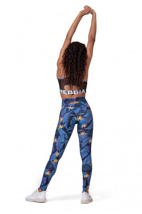 Nebbia High-Waist Ocean Power leggings 561 - Oean Blue - Leggings at MySupplementShop by Nebbia