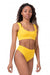 Nebbia Miami Sporty Bikini Bralette 554 - Yellow - Bikini Bralette at MySupplementShop by Nebbia