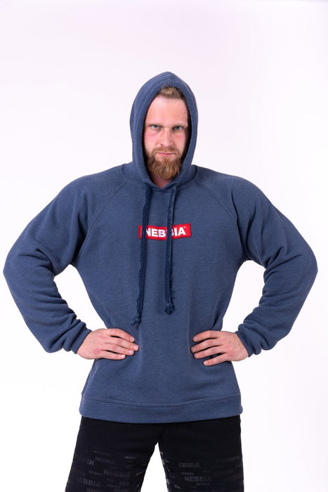 Nebbia Red Label Hoodie 149 - Dark Blue - Hoodie at MySupplementShop by Nebbia