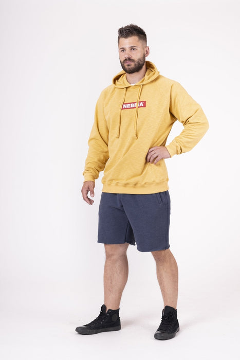 Nebbia Red Label Hoodie 149 - Mustard - Hoodie at MySupplementShop by Nebbia