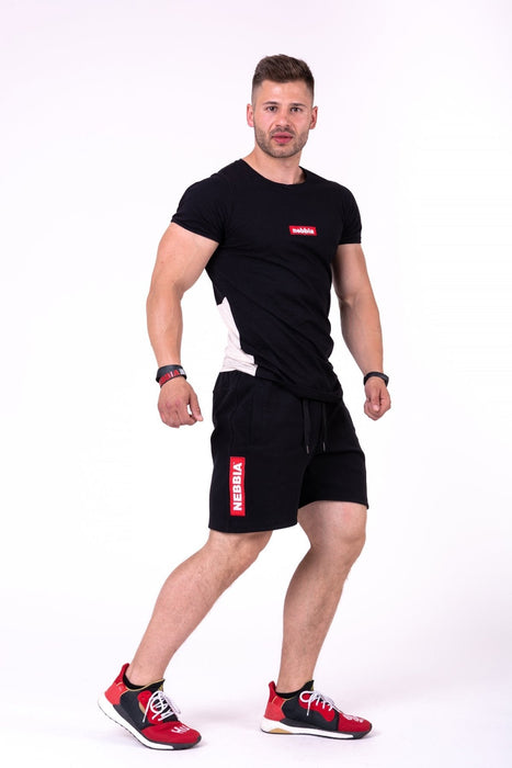 Nebbia Red Label V-Typical T-Shirt 142 - Black - T-Shirt at MySupplementShop by Nebbia