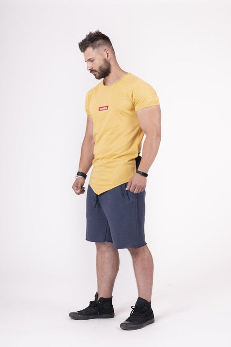 Nebbia Red Label V-Typical T-Shirt 142 - Mustard - T-Shirt at MySupplementShop by Nebbia