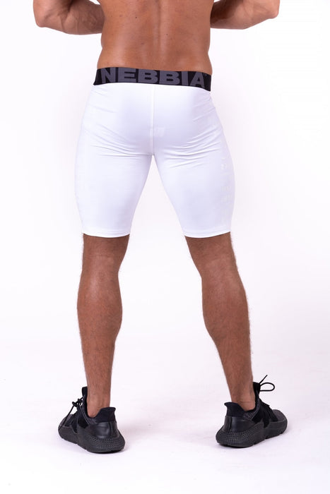 Nebbia Road Hero Biker Shorts 161 - White - Biker Shorts at MySupplementShop by Nebbia