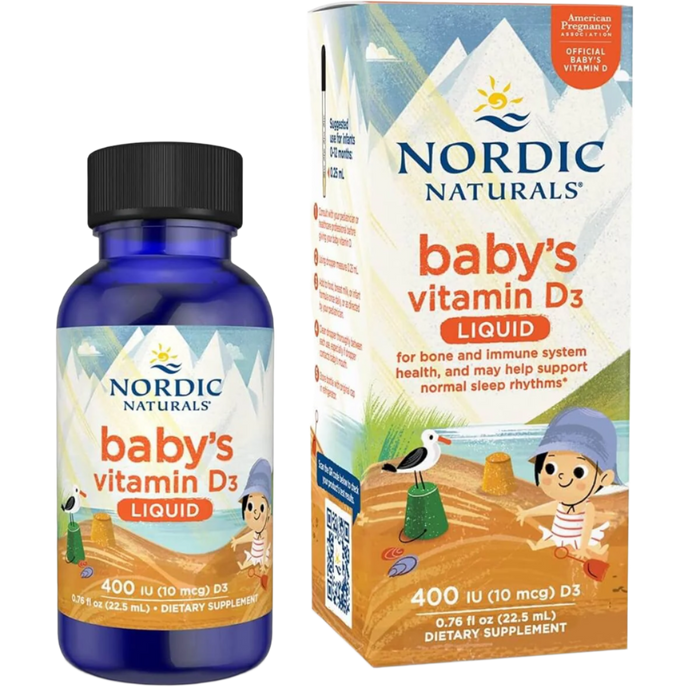 Nordic Naturals Baby's Vitamin D3 400iu 22.5ml