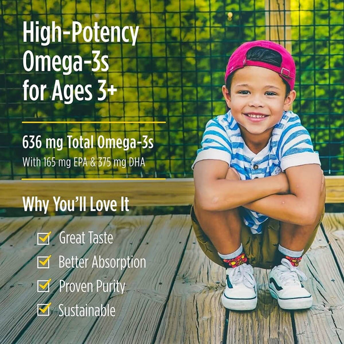 Nordic Naturals Children's DHA Xtra 636mg Omega-3 90 Mini Softgels (Berry Punch) - Health and Wellbeing at MySupplementShop by Nordic Naturals