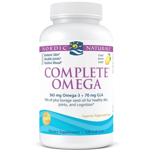 Nordic Naturals Complete Omega 3,6,9 120 Softgels (Lemon) - Omegas, EFAs, CLA, Oils at MySupplementShop by Nordic Naturals