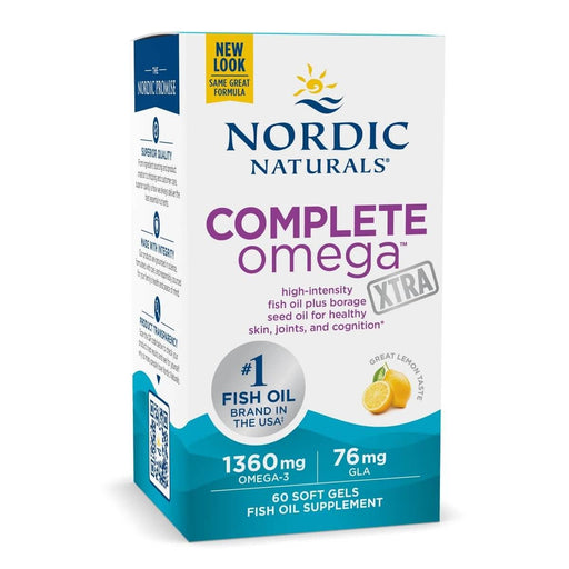 Nordic Naturals Complete Omega 3,6,9 Xtra 60 Softgels (Lemon) - Omegas, EFAs, CLA, Oils at MySupplementShop by Nordic Naturals