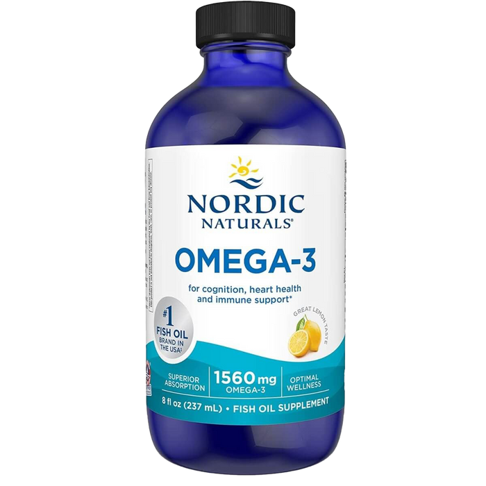 Nordic Naturals Omega-3, 1560 mg Zitrone – 237 ml.