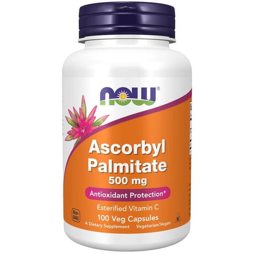 NOW Foods Ascorbyl Palmitate 500 mg 100 Veg Capsules - Vitamins & Minerals at MySupplementShop by NOW Foods