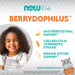 NOW Foods BerryDophilus 60 Berry Flavoured Chewables - Health and Wellbeing at MySupplementShop by NOW Foods