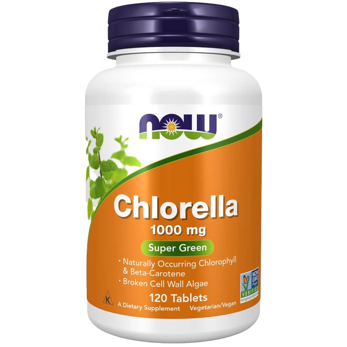 NOW Foods Chlorella, 1000 mg – 120 Tabletten