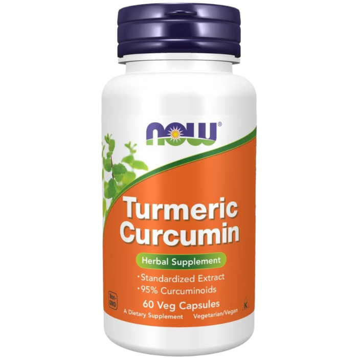 NOW Foods Turmeric Curcumin 60 Veg Capsules