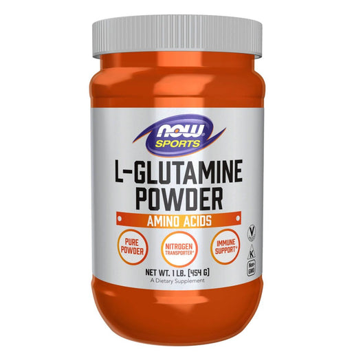 NOW Foods L-Glutamine Powder 1 lbs (454 g) - L-Glutamine, Glutamine at MySupplementShop by NOW Foods