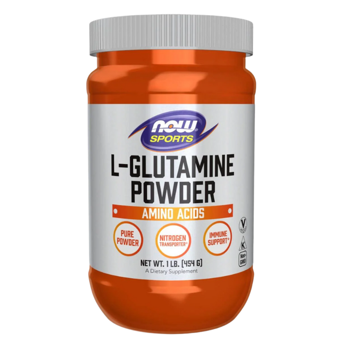 NOW Foods L-Glutamine Powder 1 lbs (454 g)