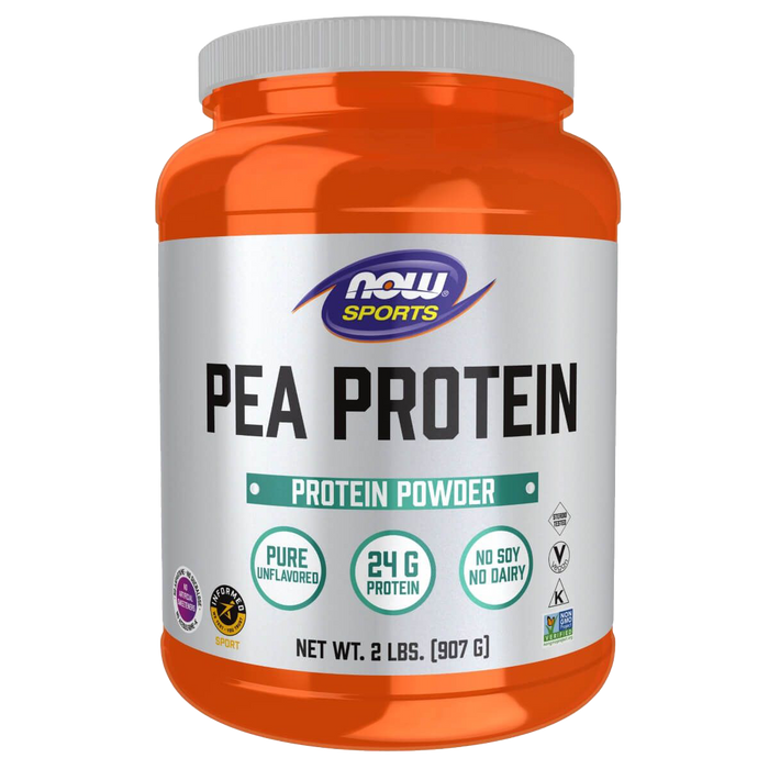 Now Foods Pea Protein Pure Unflavored Powder 2lb (907g)