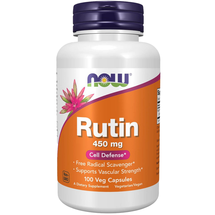 NOW Foods Rutin 450 mg 100 Veg Capsules