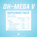 Trained By JP Oh-Mega V 180Softgels Unflavoured - Omegas, EFAs, CLA, Oils at MySupplementShop by Trained By JP