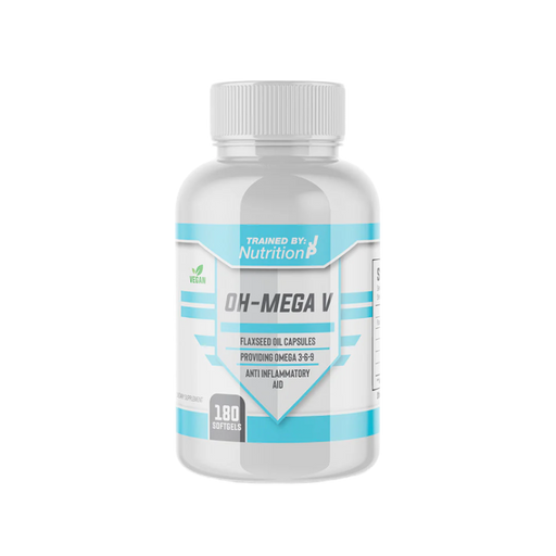 Trained By JP Oh-Mega V 180Softgels Unflavoured - Omegas, EFAs, CLA, Oils at MySupplementShop by Trained By JP