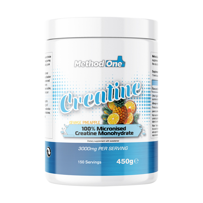 Method 1 Creatine Monohydrate 450g - Orange Pineapple - Sports Nutrition at MySupplementShop by Method 1