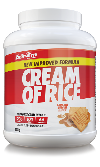 Per4m Cream of Rice 2kg - Caramel Biscuit - Cream Of Rice at MySupplementShop by PER4M Nutrition