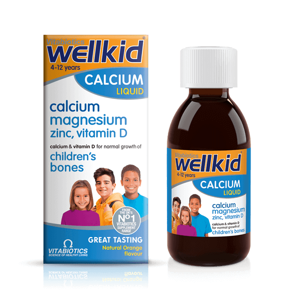 Vitabiotics Wellkid Calcium Liquid 150ml - Children at MySupplementShop by Vitabiotics