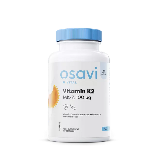 Osavi Vitamin K2 MK7 100mcg  120 softgels - Nutritional Supplement at MySupplementShop by Osavi