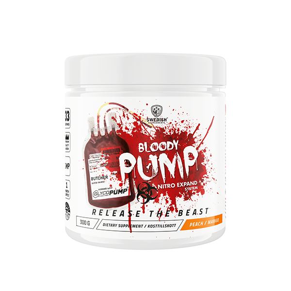 Swedish Supplements Bloody Pump 300g Peach Mango - Sports Nutrition at MySupplementShop by Swedish Supplements