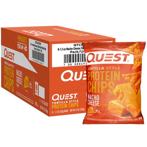 Quest Nutrition Protein Chips 8x32g - Food Cupboard at MySupplementShop by Quest Nutrition