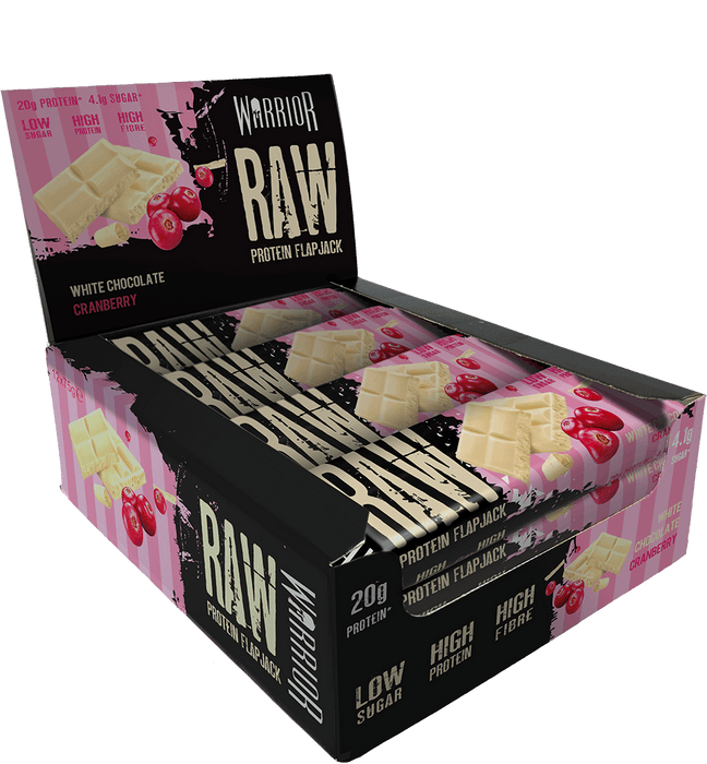 Warrior Raw Protein Flapjack 12 bars - Health Foods at MySupplementShop by Warrior Supplements