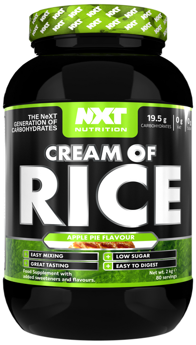 NXT Nutrition Cream of Rice - 2kg - Apple Pie - Cream of Rice at MySupplementShop by Nxt Nutrition