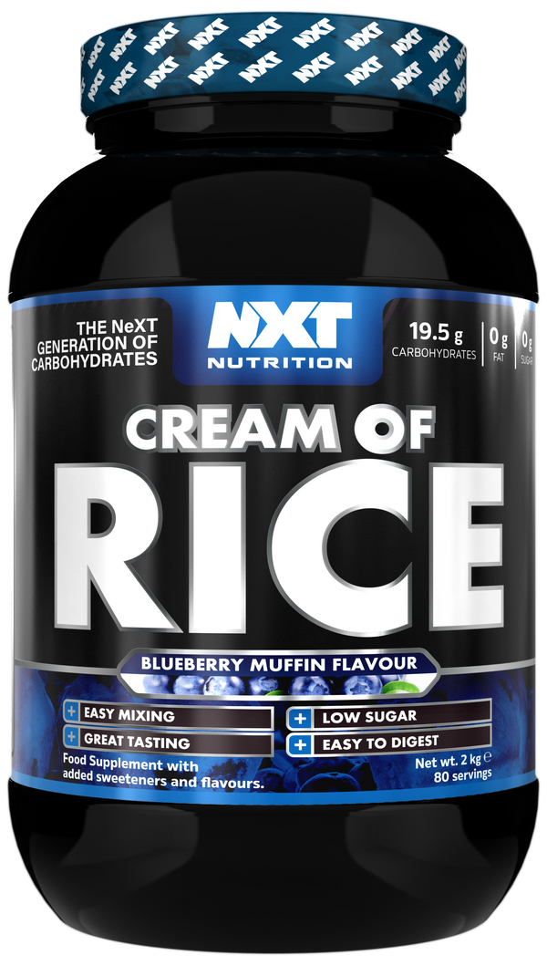 NXT Nutrition Cream of Rice - 2kg - Blueberry Muffin - Cream of Rice at MySupplementShop by Nxt Nutrition