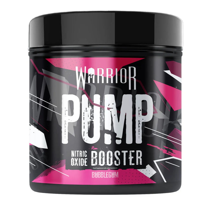 Warrior PUMP 225g 30 Servings - Bubblegum - Nitric Oxide Boosters at MySupplementShop by Warrior Supplements