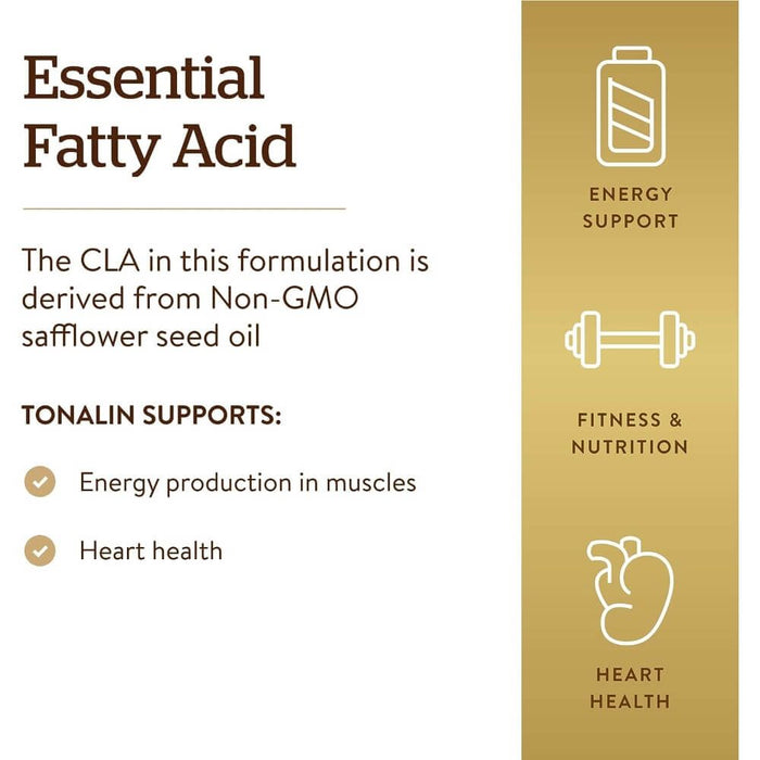 Solgar Tonalin CLA Softgels Pack of 60 - Energy & Vitality at MySupplementShop by Solgar