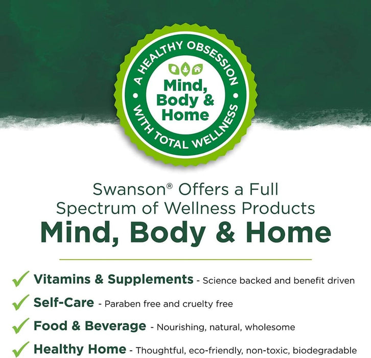 Swanson Vitamin B6 Pyridoxine 100mg 100 Capsules - Vitamins & Minerals at MySupplementShop by Swanson