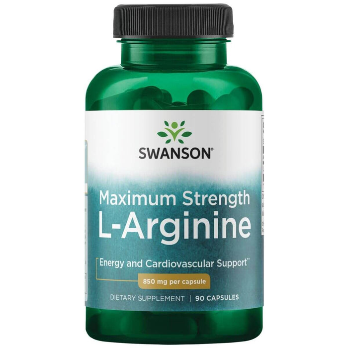 Swanson L-Arginine 850mg 90 Capsules - Fitness & Diet at MySupplementShop by Swanson