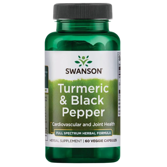 Swanson Turmeric & Black Pepper 60 Veggie Capsules