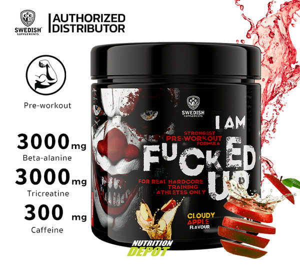 Swedish Supplements F***** Up Joker 300g Cloudy Apple - Sports Nutrition at MySupplementShop by Swedish Supplements