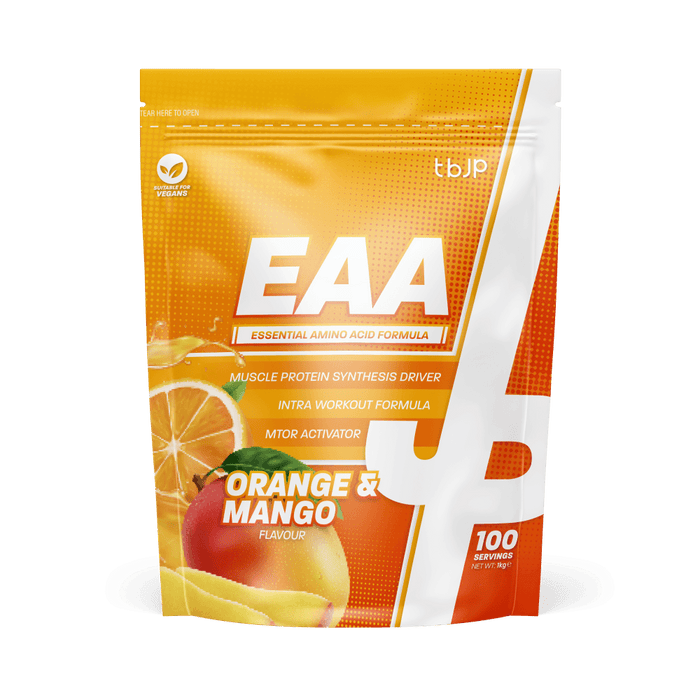 Trained by JP EAA 1kg – Complete Essential Amino Acid Formula in 7 Delicious Flavours - EAA Supplement at MySupplementShop by Trained By JP