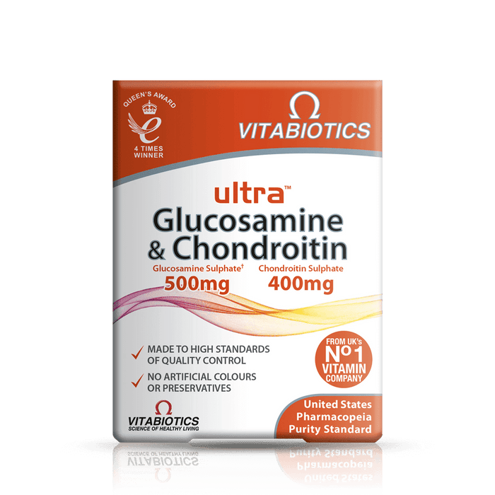 Vitabiotics Ultra Glucosamine 500mg & Chondroitin 400mg 60 Tablets