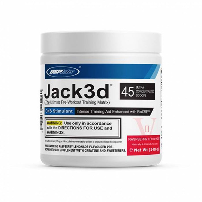 USP Labs Jack3d Advanced 248g - Raspberry Lemonade - Pre Workout Energy at MySupplementShop by USP Labs