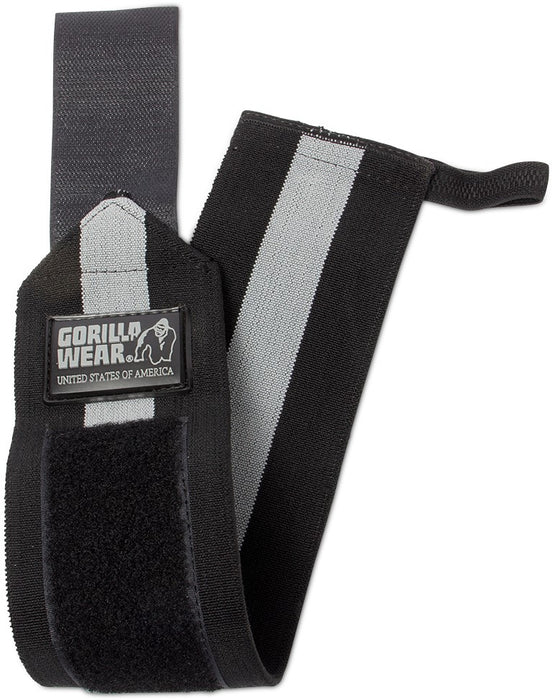 Gorilla Wear Wrist Wraps Ultra - Black/Grey - Wrist Wraps at MySupplementShop by Gorilla Wear