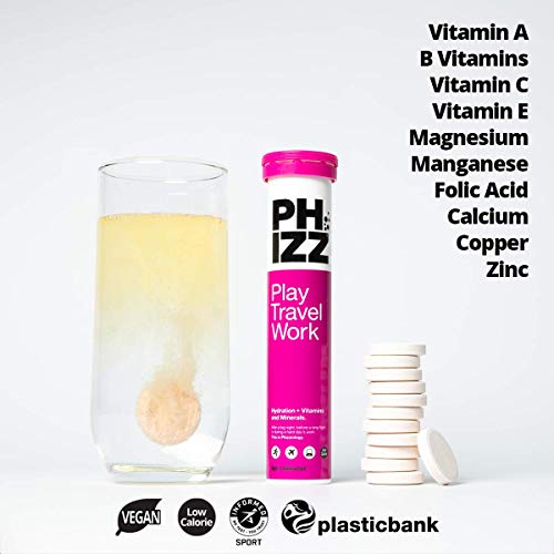 Phizz 2-in-1 Multivitamin & Rehydration Electrolyte Effervescent 12x20Tabs Apple & Blackcurrant - Sports Nutrition at MySupplementShop by Phizz