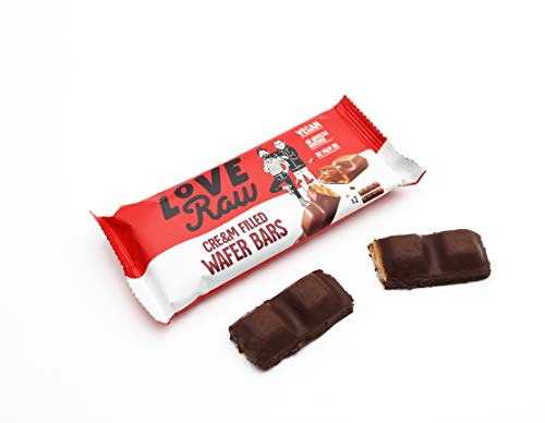 LoveRaw Hazelnut Wafer Vegan Chocolate Bar 12 Bars - Chocolate at MySupplementShop by LoveRaw