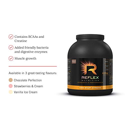 Reflex Nutrition One Stop Xtreme 2.03kg Chocolate Perfection - Weight Gainers & Carbs at MySupplementShop by Reflex Nutrition