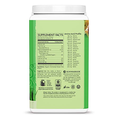 Sunwarrior Classic - Natural 750g - Sports Nutrition at MySupplementShop by Sunwarrior