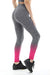 Gold's Gym UK Women's GGLPNT133 Gradient Ombre Training Workout Seamless High Waist Legging Pink/Charcoal Marl XS/S - Sports Nutrition at MySupplementShop by Gold's Gym