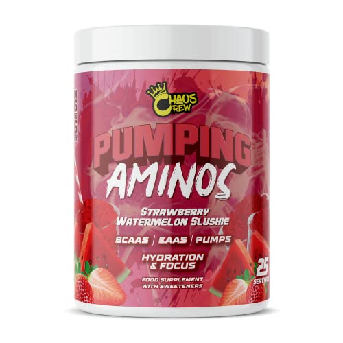 Chaos Crew Pumping Aminos 2.0 Strawberry Watermelon 325g - Default Title - Sports Nutrition at MySupplementShop by Chaos Crew