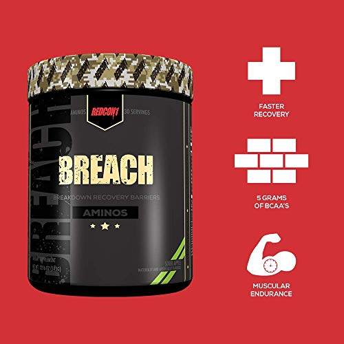 RedCon1 Breach 345g Sour Apple - Sports Nutrition at MySupplementShop by RedCon1