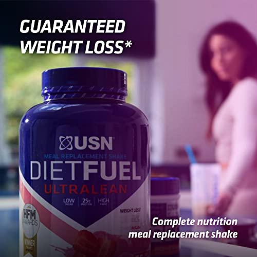 USN Diet Fuel UltraLean Banana Caramel 2KG: Meal Replacement Shake Diet Protein Powders for Weight Control and Lean Muscle Development - Sports Nutrition at MySupplementShop by Usn